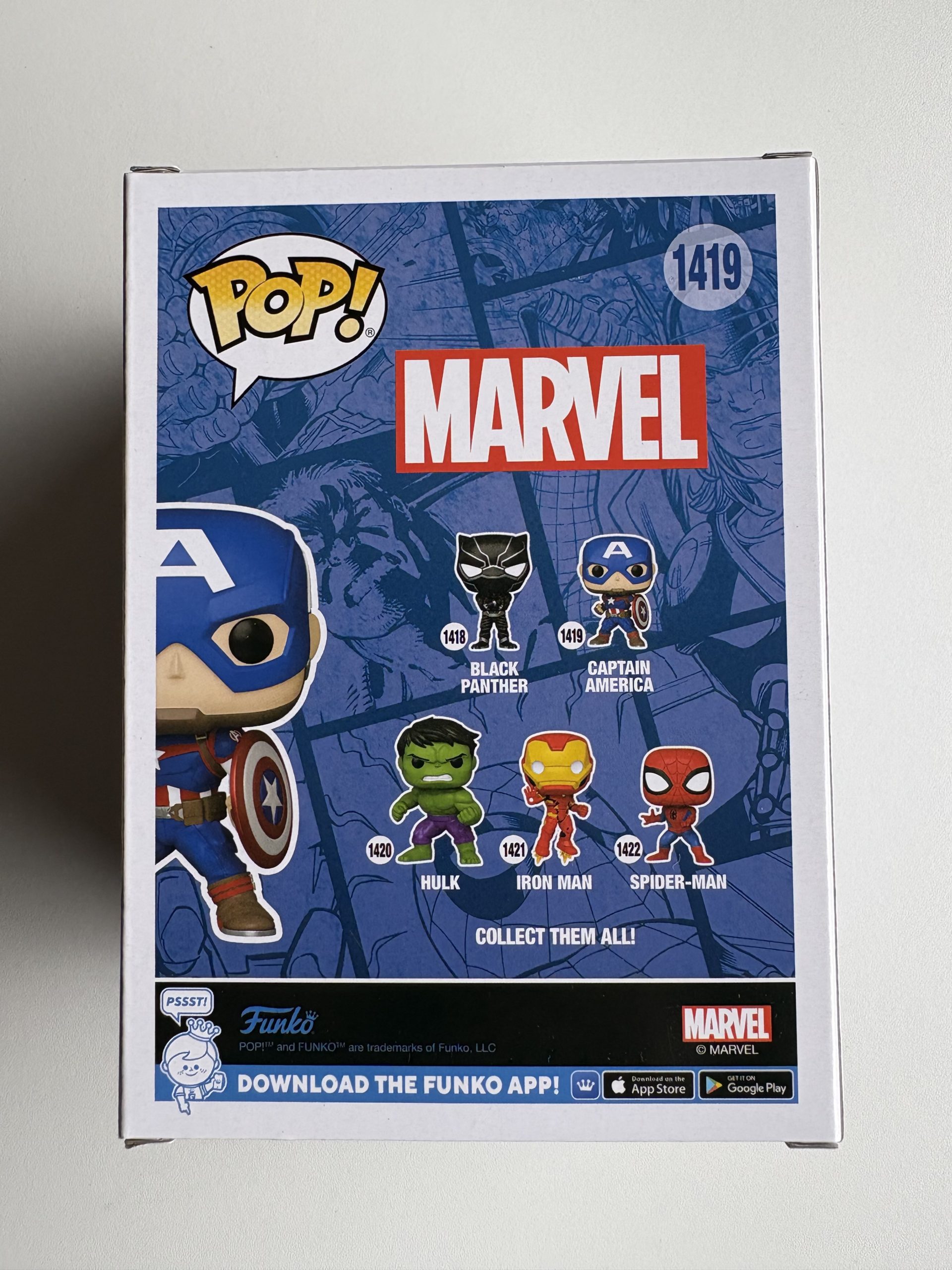Captain America #1419 - Funko Pop Marvel