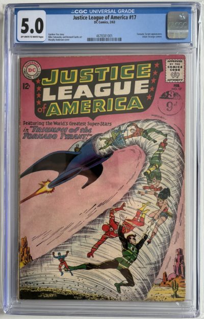 Justice League of America #17 (1963) CGC 5.0 - Fist Appearance of Tornado