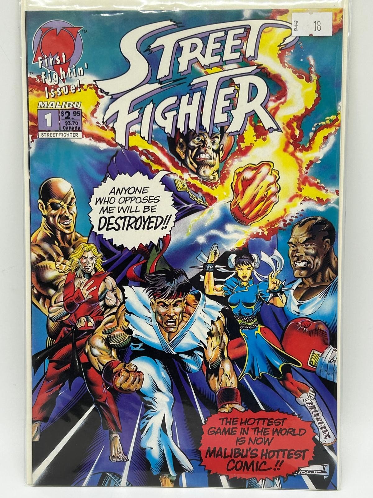 Street Fighter #1 (1993) Malibu Comics – First Fighting Issue, Video Game Adaptation