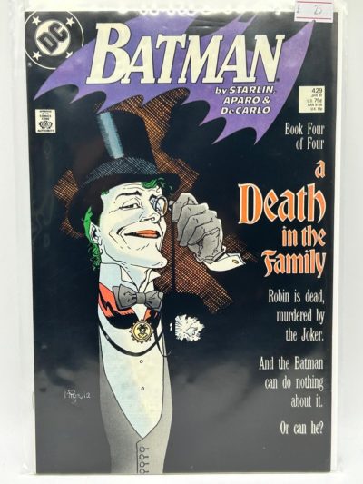 Batman #429 (1989) β A Death in the Family Part 4 β Joker Cover β DC Comics
