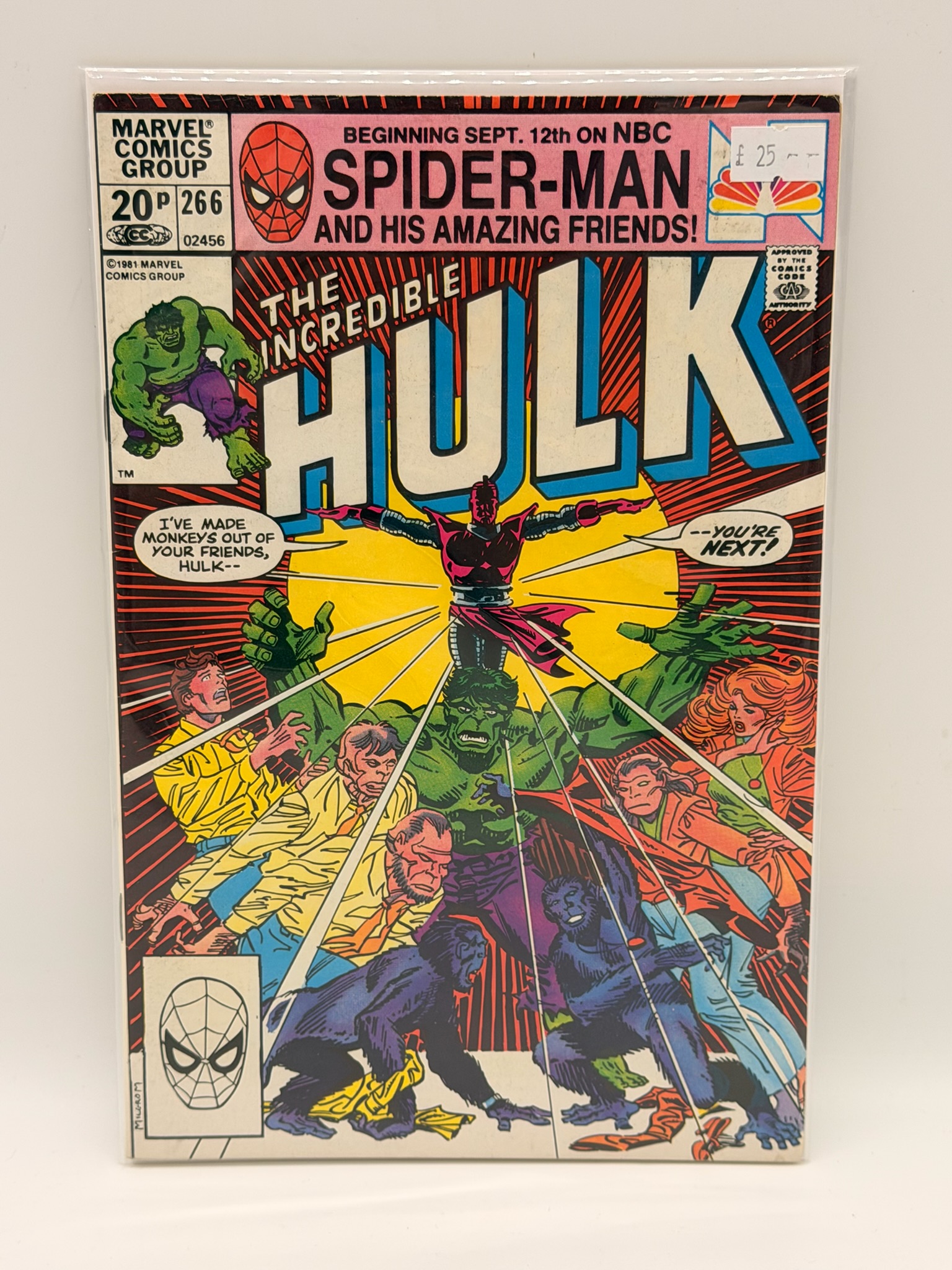Marvel Comics - The Incredible Hulk #266 - 1981 - Comic Book - Bronze Age