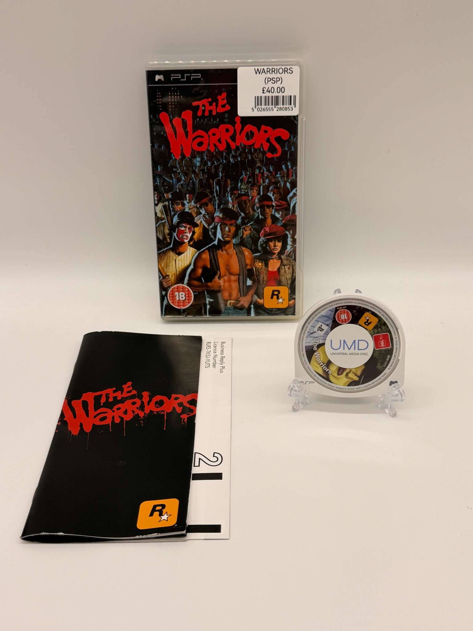 Rockstar Games - The Warriors - 2005 - PSP - Complete in Box