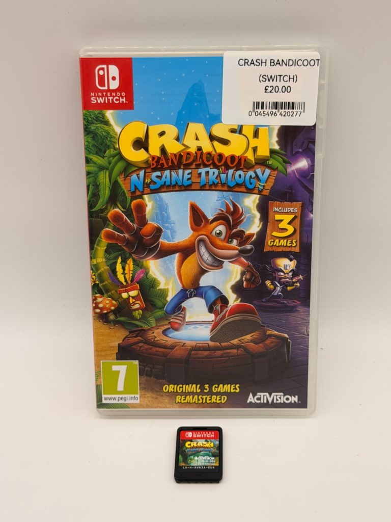 Activision - Crash Bandicoot N. Sane Trilogy - 2018 - Nintendo Switch - Includes 3 Games