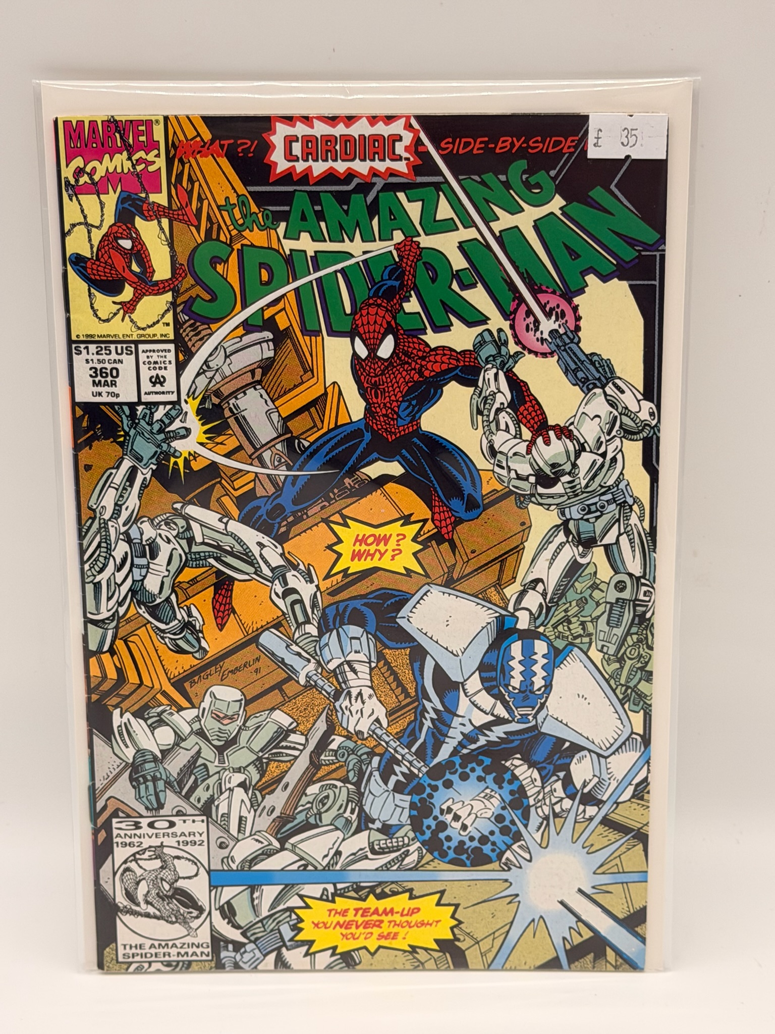Marvel Comics - The Amazing Spider-Man #360 - 1992 - Comic Book - Cardiac Appearance