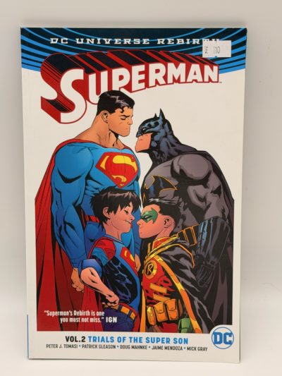 DC Universe Rebirth Superman Vol. 2: Trials of the Super Son TPB - Super Sons Storyline Key