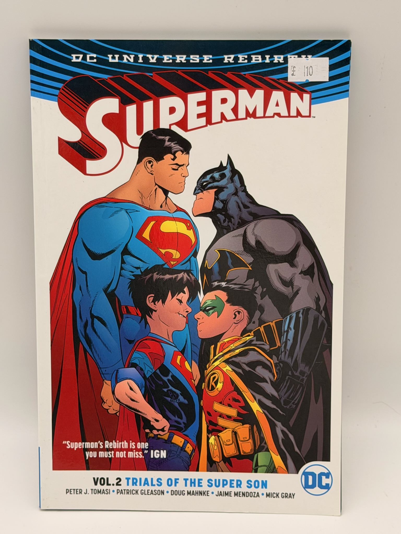 DC Universe Rebirth Superman Vol. 2: Trials of the Super Son TPB - Super Sons Storyline Key