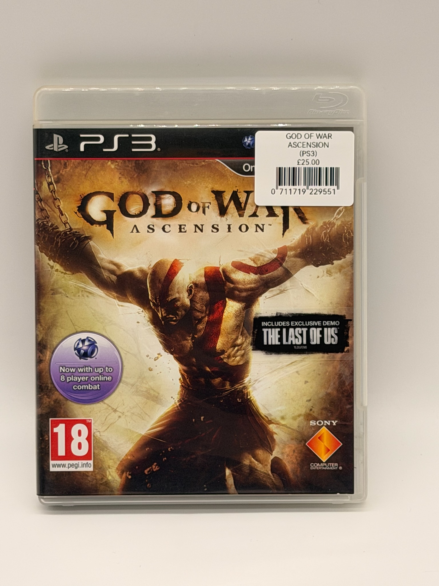 God of War Ascension PS3 PlayStation 3 PAL UK Complete Sony Kratos