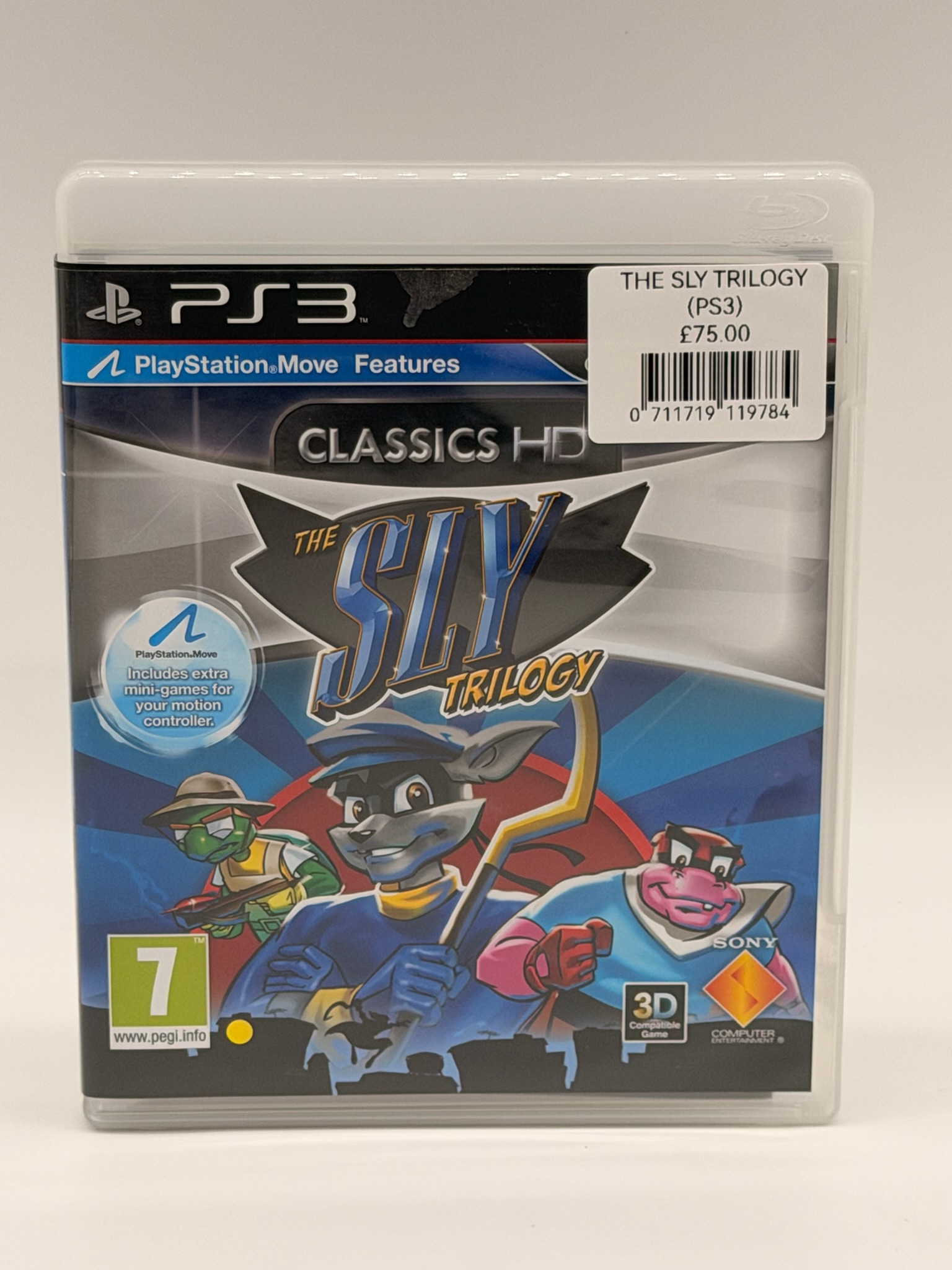 The Sly Trilogy PS3 Classics HD Complete PAL UK PlayStation 3 Sly Cooper Collection