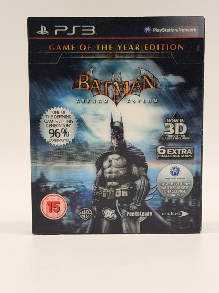 Batman Arkham Asylum Game of the Year Edition PS3 Complete GOTY PAL PlayStation 3