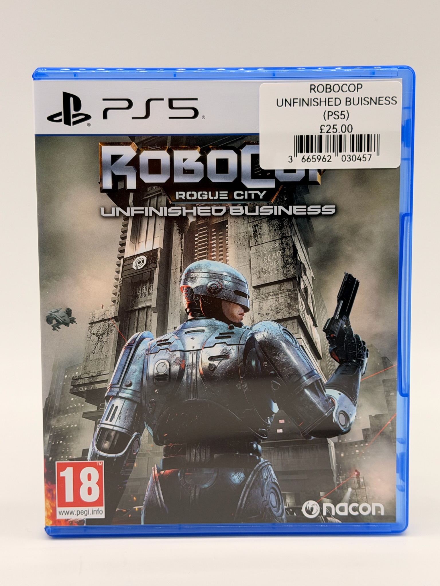 RoboCop: Rogue City – Unfinished Business (PS5) – PlayStation 5 Game – PEGI 18 Edition