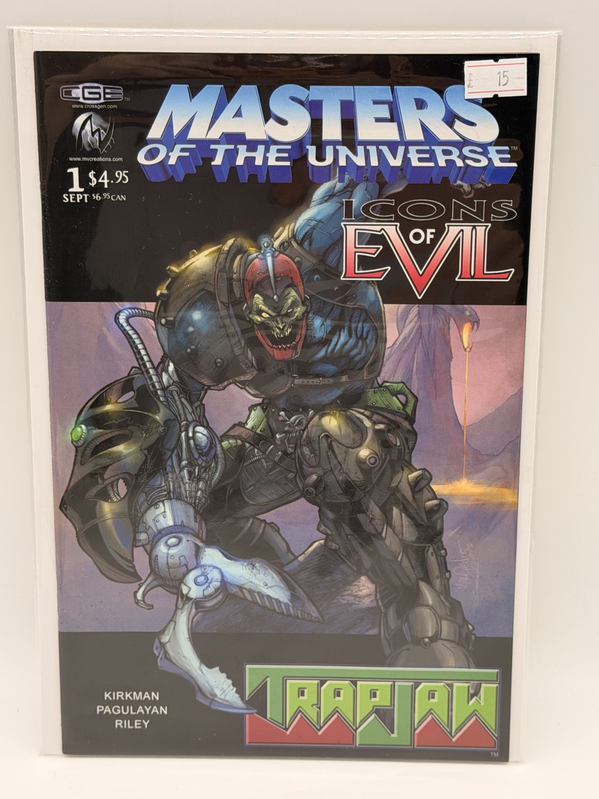 Masters of the Universe: Icons of Evil Trapjaw #1 Comic Book September 2003 CrossGen