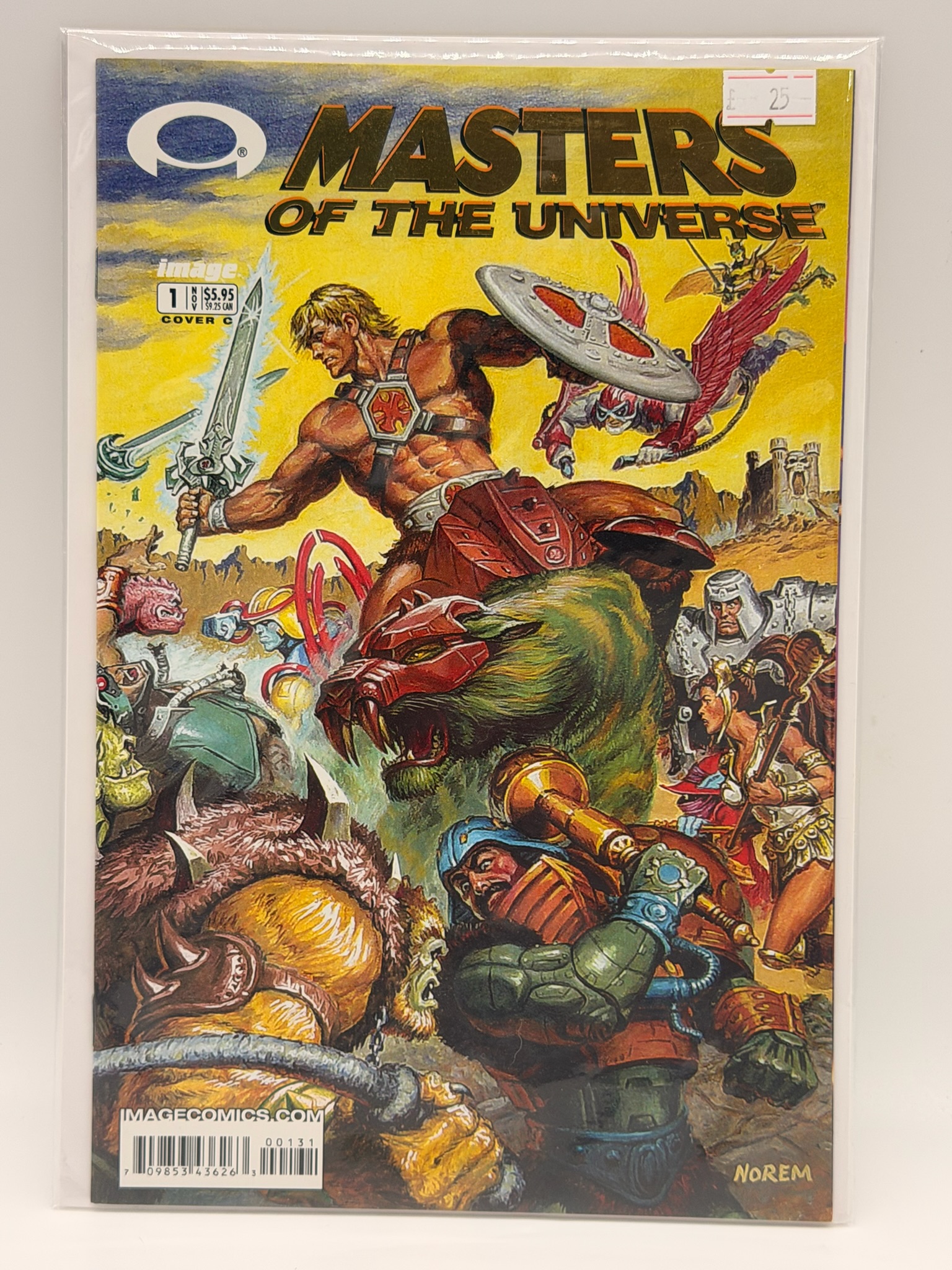 Masters of the Universe #1 – Cover C (Norem Variant) – Image Comics 2002 Comic Book