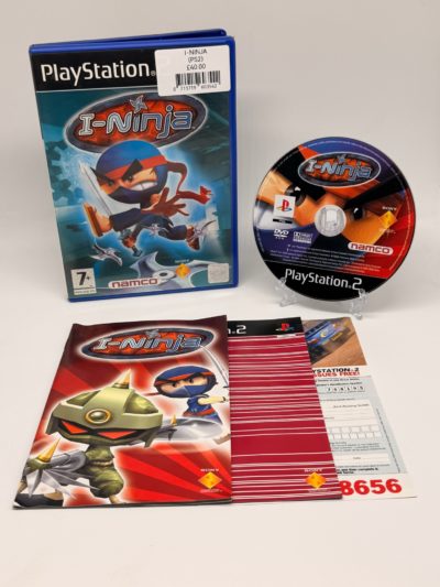 I-Ninja PS2 PlayStation 2 Complete PAL UK CIB With Manual Namco