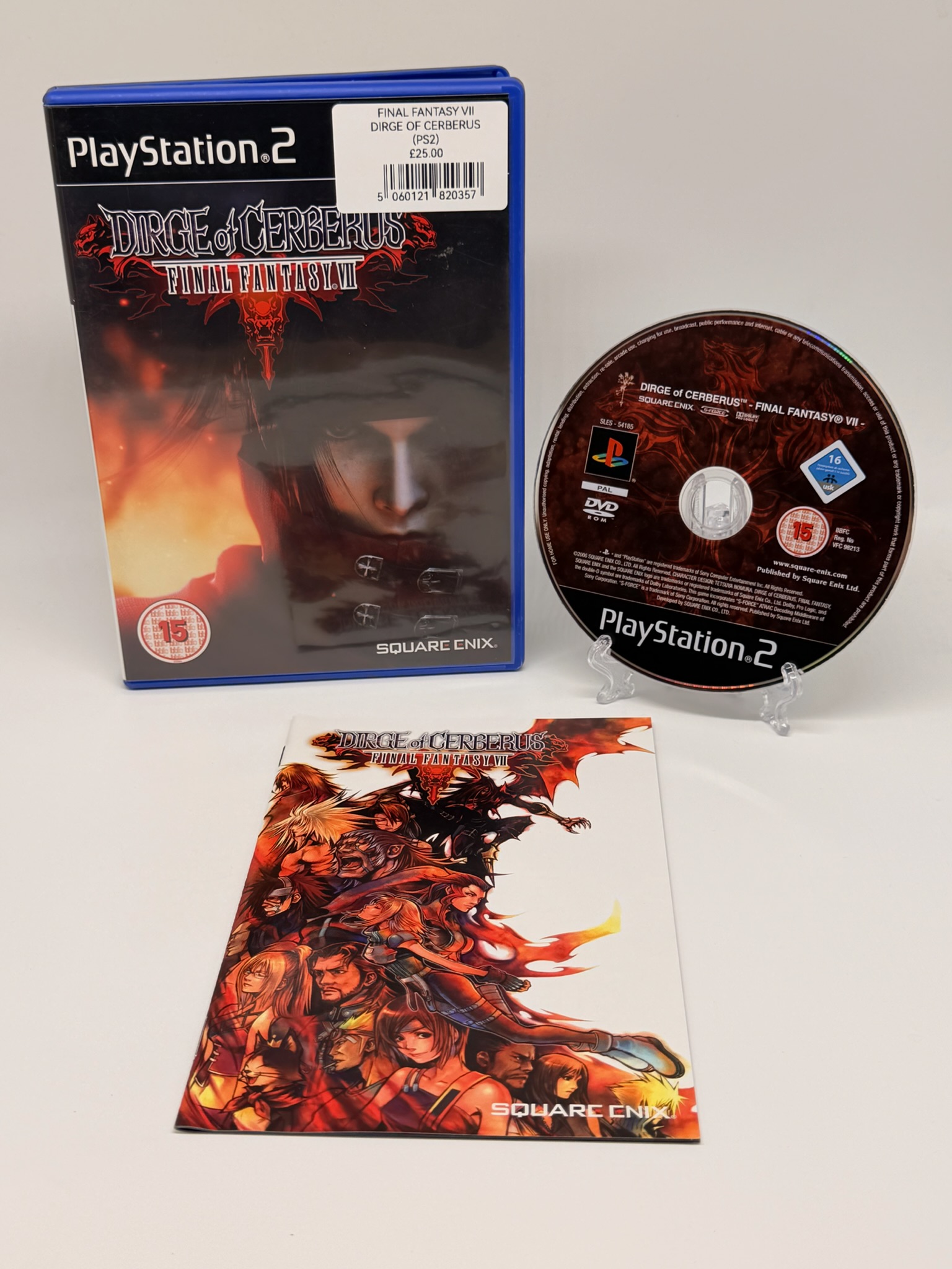 Dirge of Cerberus Final Fantasy VII PS2 PlayStation 2 PAL UK Complete CIB