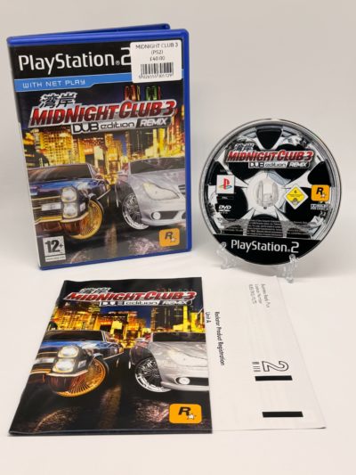 Midnight Club 3 DUB Edition Remix PS2 Complete PAL UK PlayStation 2 Rockstar