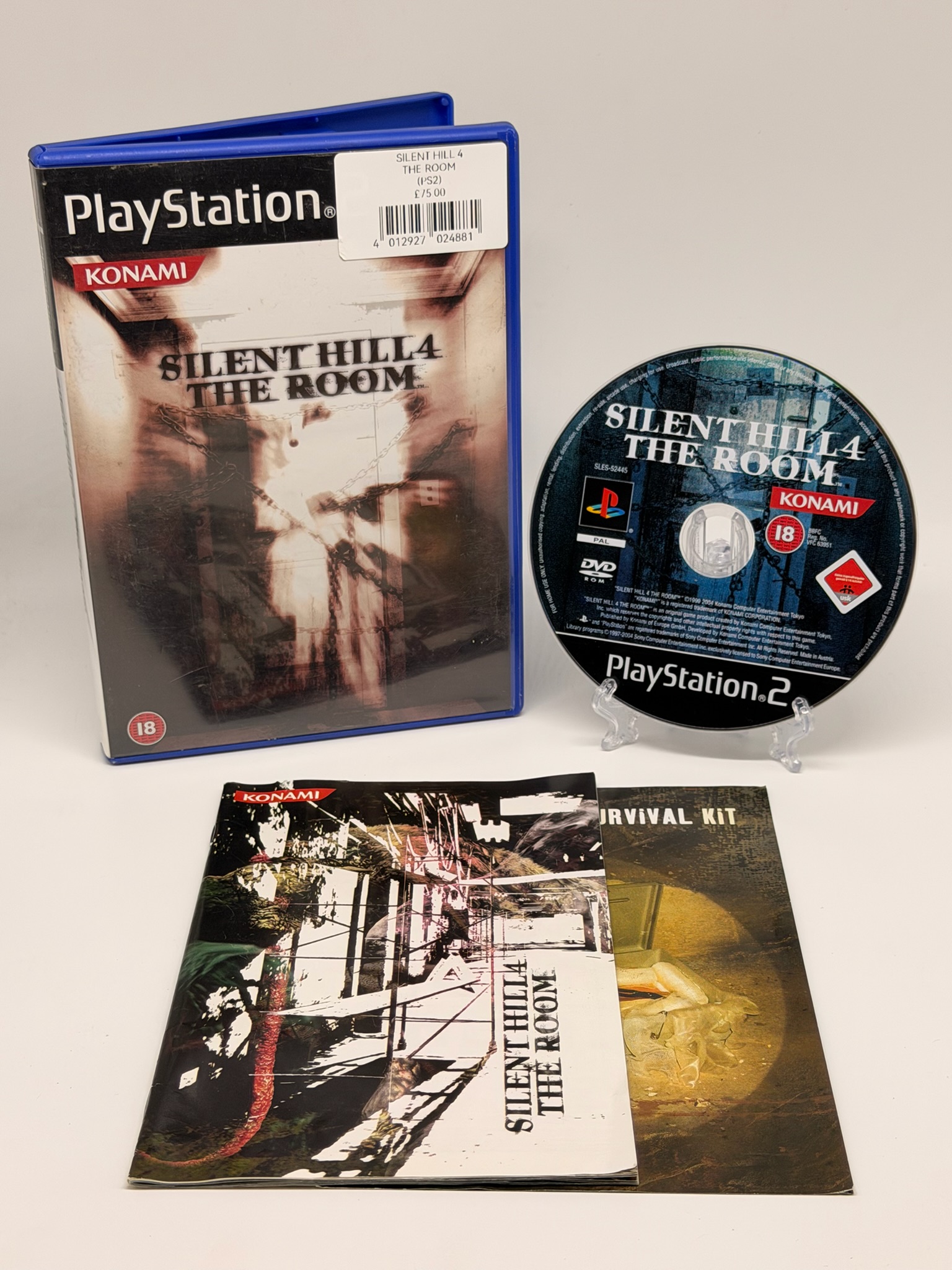 Silent Hill 4 The Room PS2 PAL UK Complete CIB Survival Horror Konami