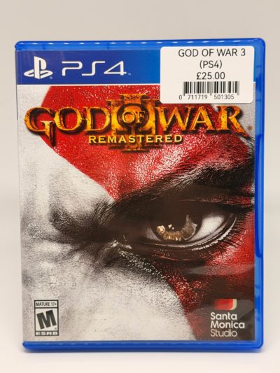 God of War III Remastered PS4 PlayStation 4 Kratos Action Adventure