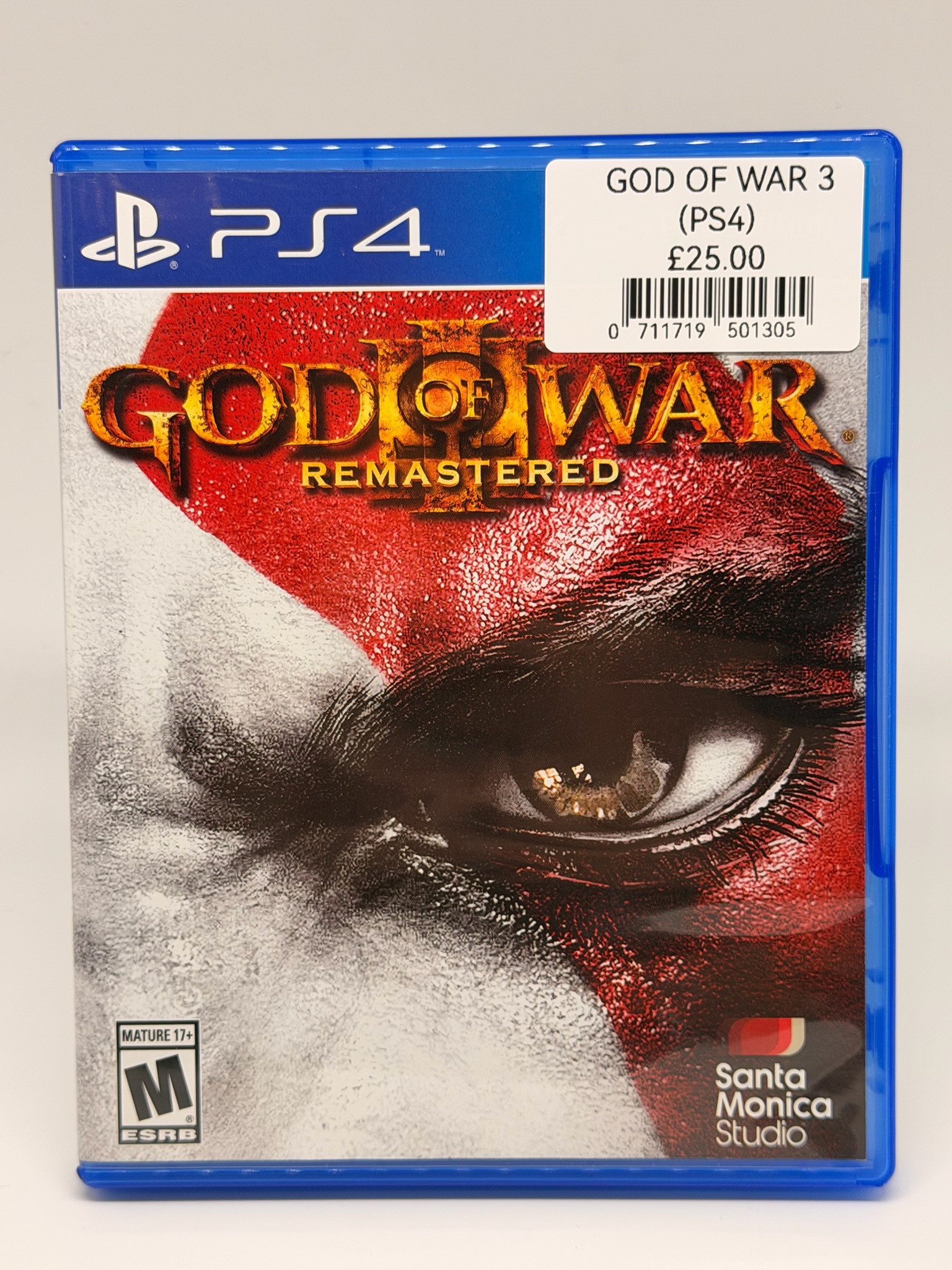 God of War III Remastered PS4 PlayStation 4 Kratos Action Adventure