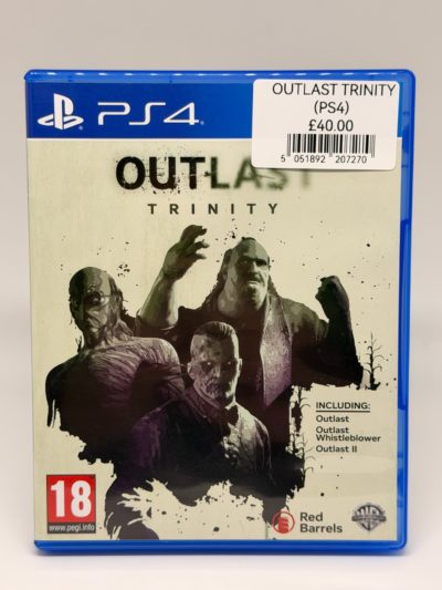 Outlast Trinity PS4 PlayStation 4 Horror Collection Outlast 1 2 Whistleblower