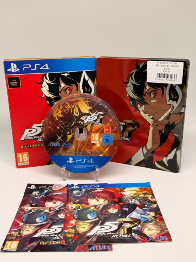Persona 5 Royal Steelbook Edition PS4 Atlus RPG Complete Steelbook