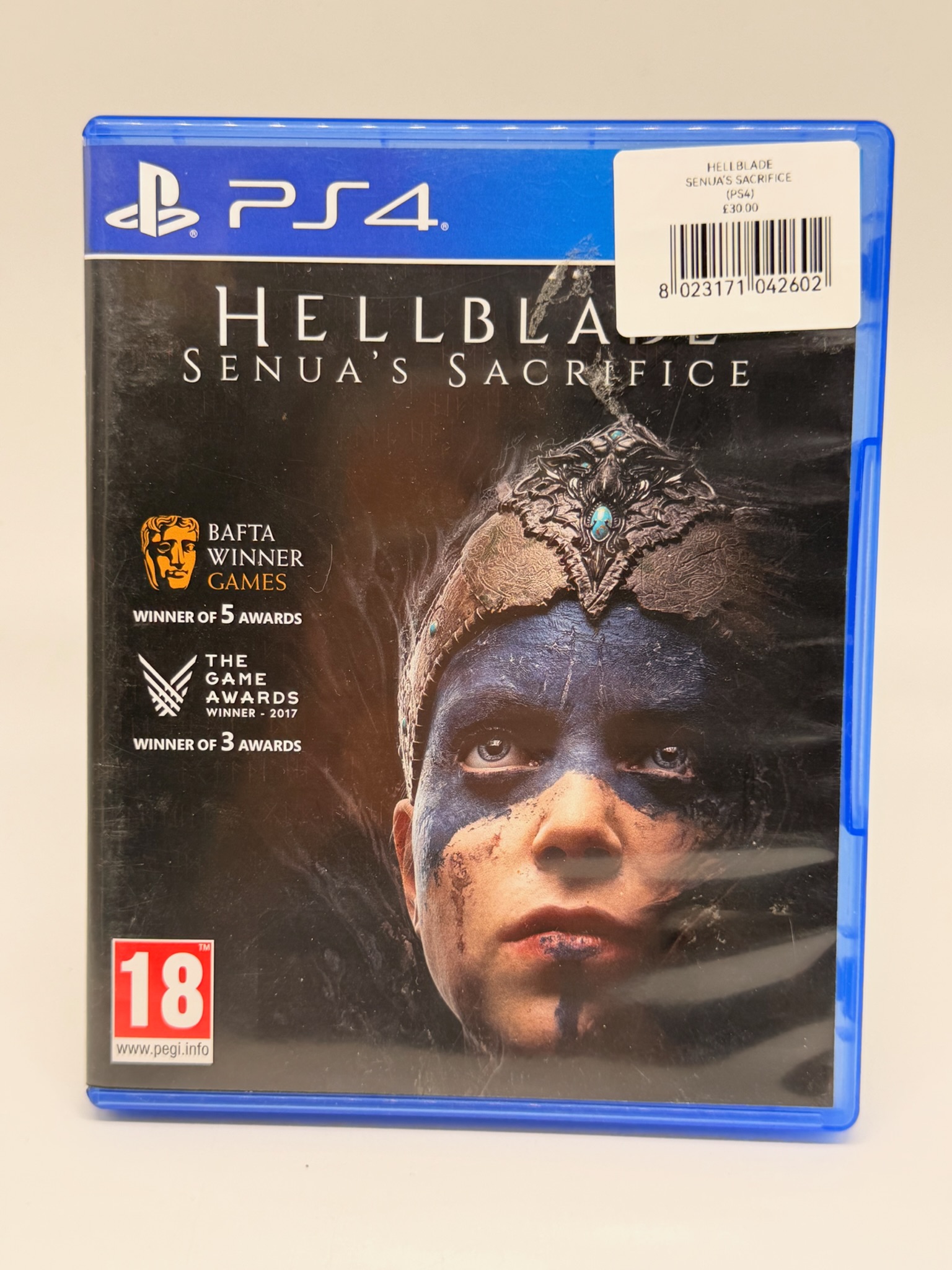 Hellblade Senua’s Sacrifice PS4 Complete BAFTA Award Winning