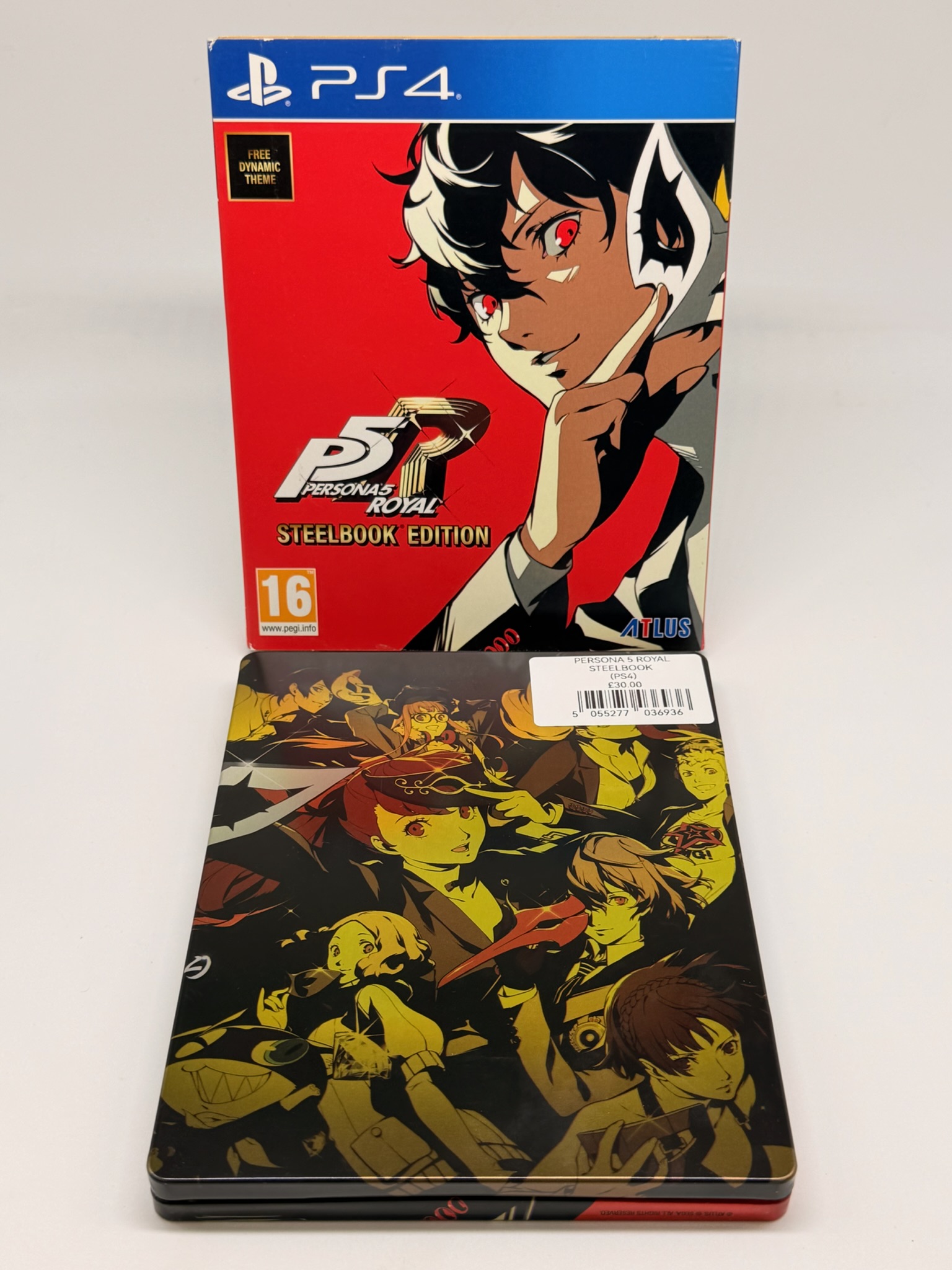 Persona 5 Royal Steelbook Edition PS4 Complete Steelbook + Slipcover