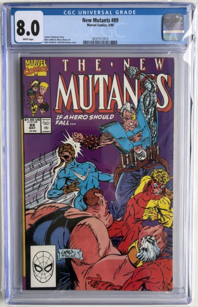 The New Mutants #89 (1990) CGC 8.0 - 3rd Appearance of Cabel