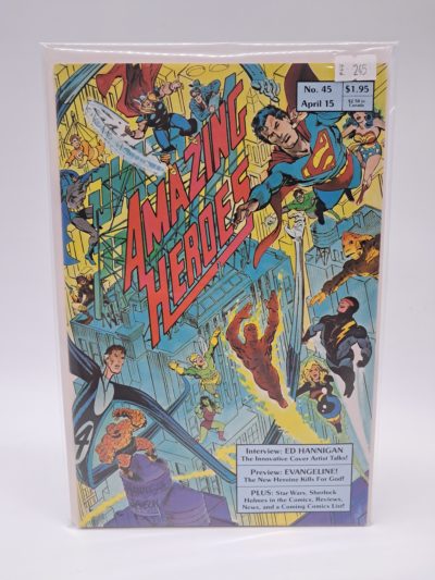 Amazing Heroes #45 Comic Magazine April 1991 Issue #45 Magazine Format
