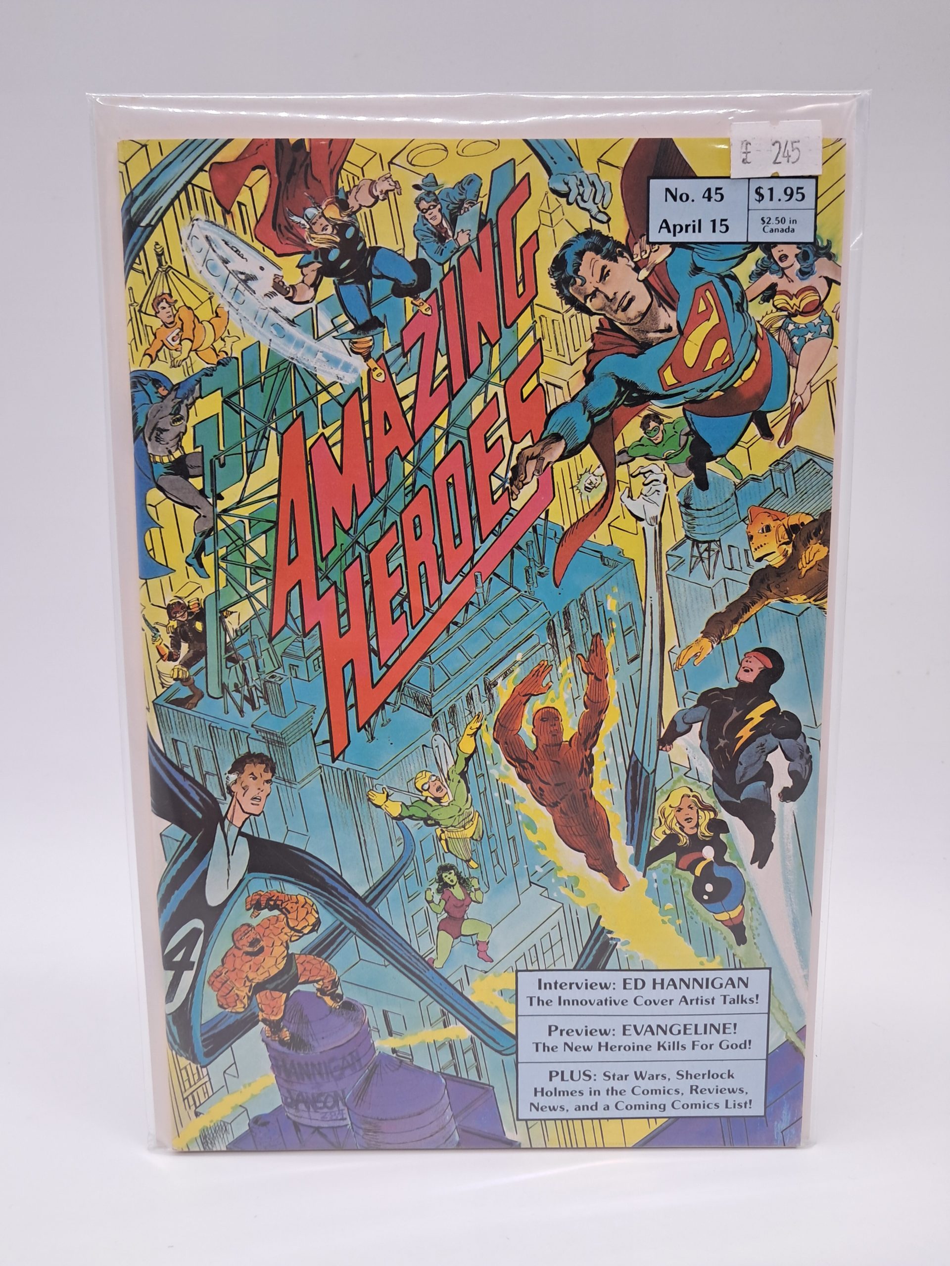 Amazing Heroes #45 Comic Magazine April 1991 Issue #45 Magazine Format