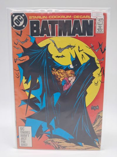 Batman #423 DC Comics September 1988 Issue #423 Todd McFarlane Cover Comic Book