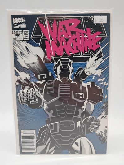 War Machine #282 Marvel Comics July 1992 Issue #282 War Machine Armour Cover Comic Book
