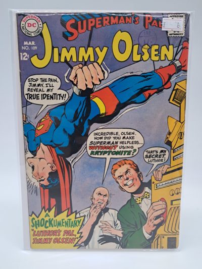 DC Comics – Superman's Pal Jimmy Olsen #109 – March 1968 – Silver Age Comic – Featuring Lex Luthor
