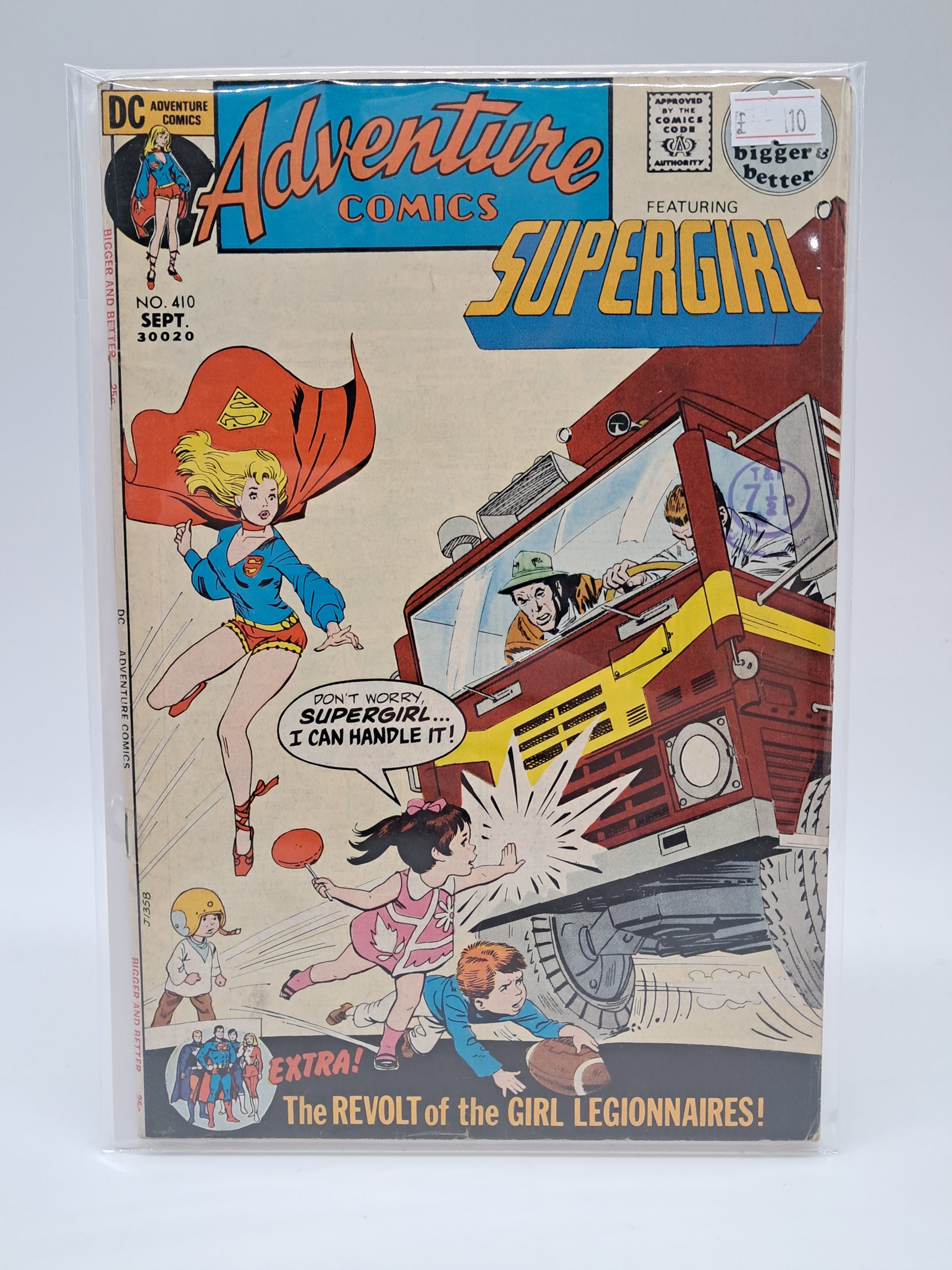 DC Comics – Adventure Comics #410 – September 1971 – Featuring Supergirl – Bronze Age Comic