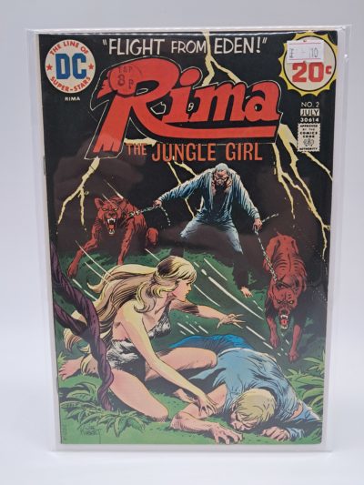 DC Comics – Rima the Jungle Girl #2 – July 1974 – "Flight from Eden!" – Bronze Age Comic