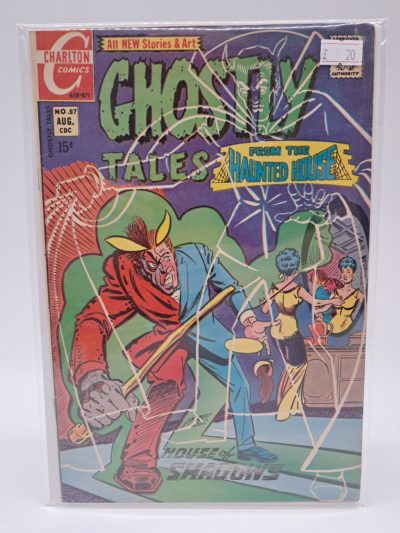 Charlton Comics – Ghostly Tales from the Haunted House #87 – August 1972 – Vintage Horror Comic – 15¢ Cover Price
