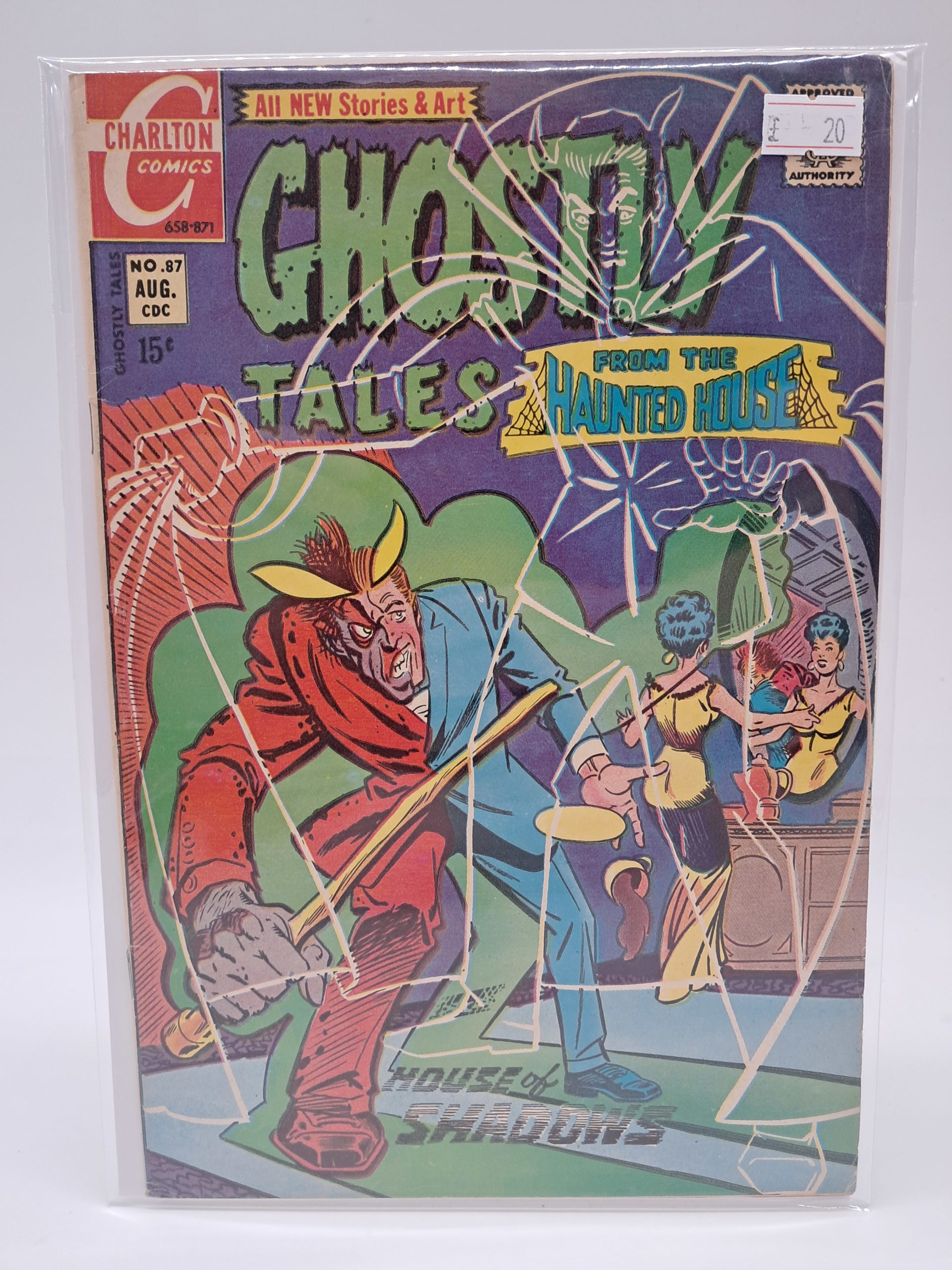 Charlton Comics – Ghostly Tales from the Haunted House #87 – August 1972 – Vintage Horror Comic – 15¢ Cover Price