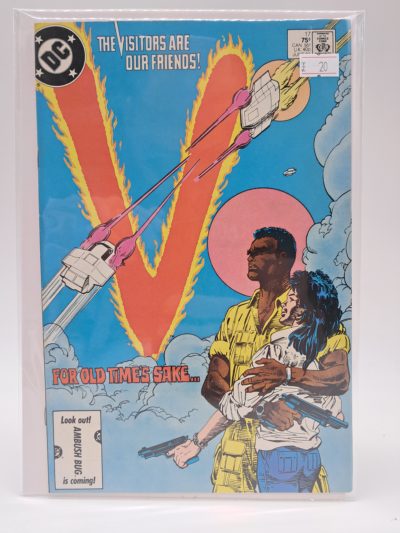 DC Comics – V #17 (1985) Newsstand Edition – "The Visitors Are Our Friends!" Cover