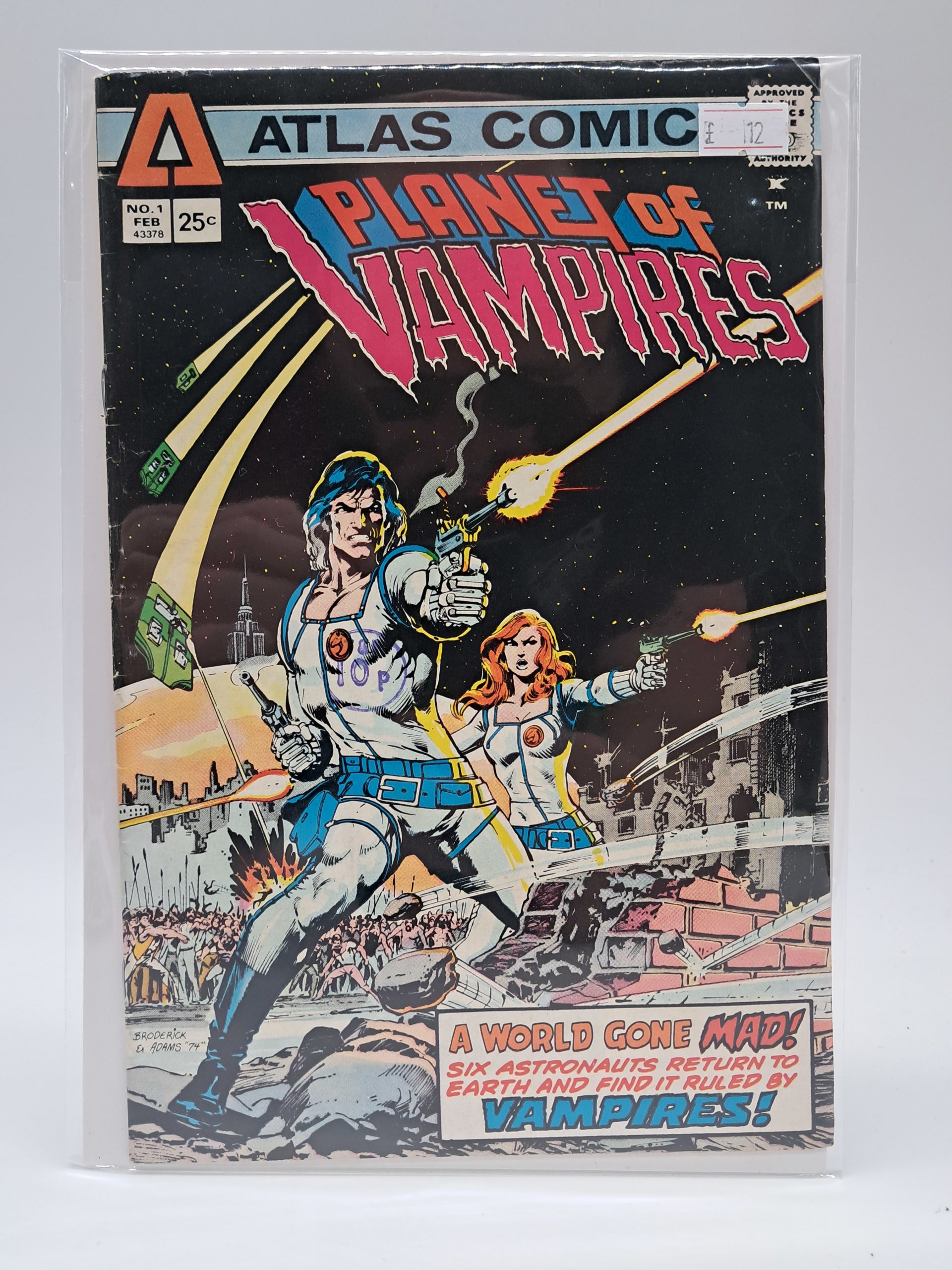 Atlas Comics Planet of Vampires #1 First Issue Comic (February 1975)