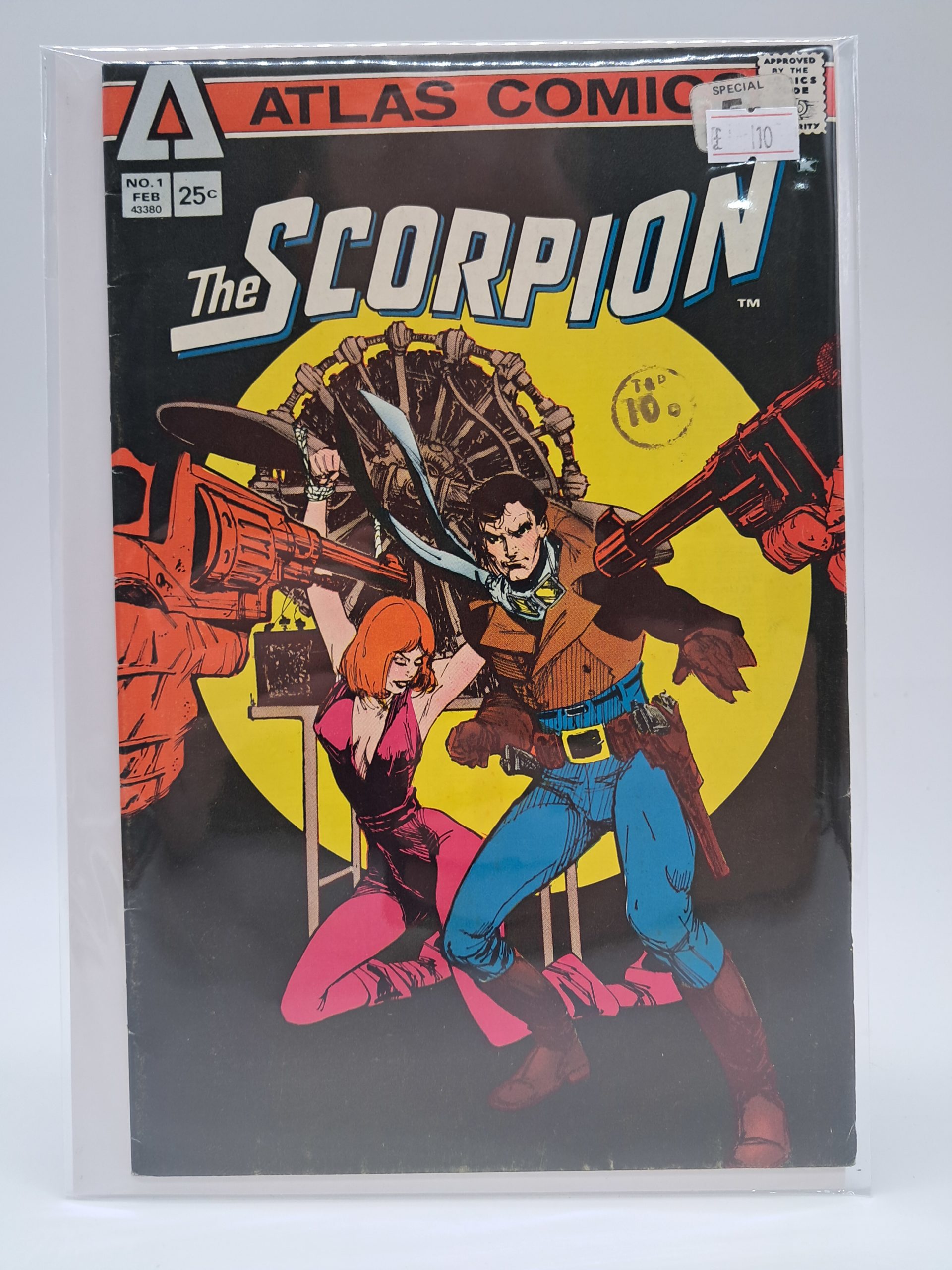 Atlas Comics The Scorpion #1 First Issue Comic (February 1975)