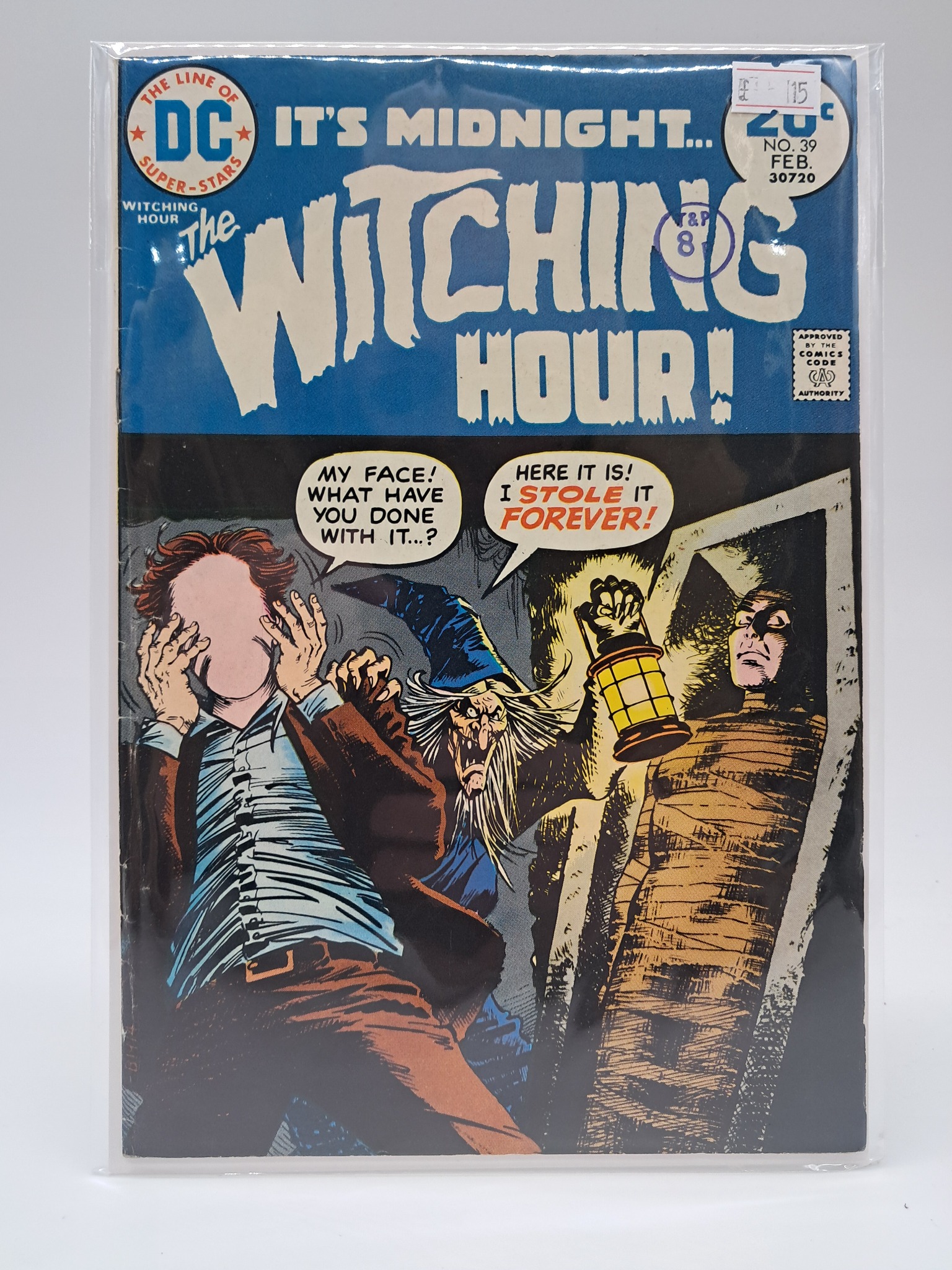 The Witching Hour #39 (DC Comics, February 1974) Bronze Age Horror Comic Book