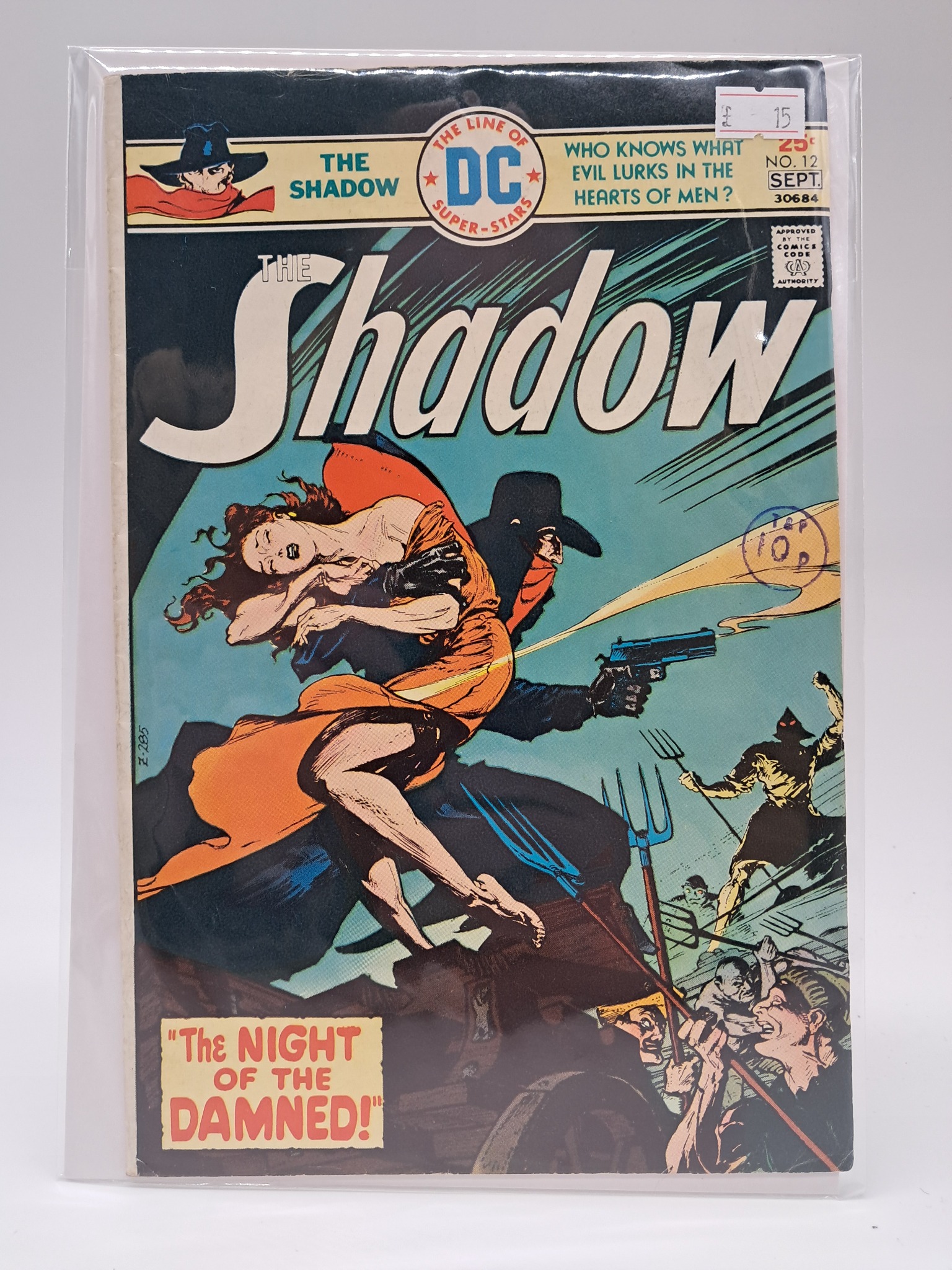 The Shadow #12 (DC Comics, September 1975) Bronze Age Comic Book