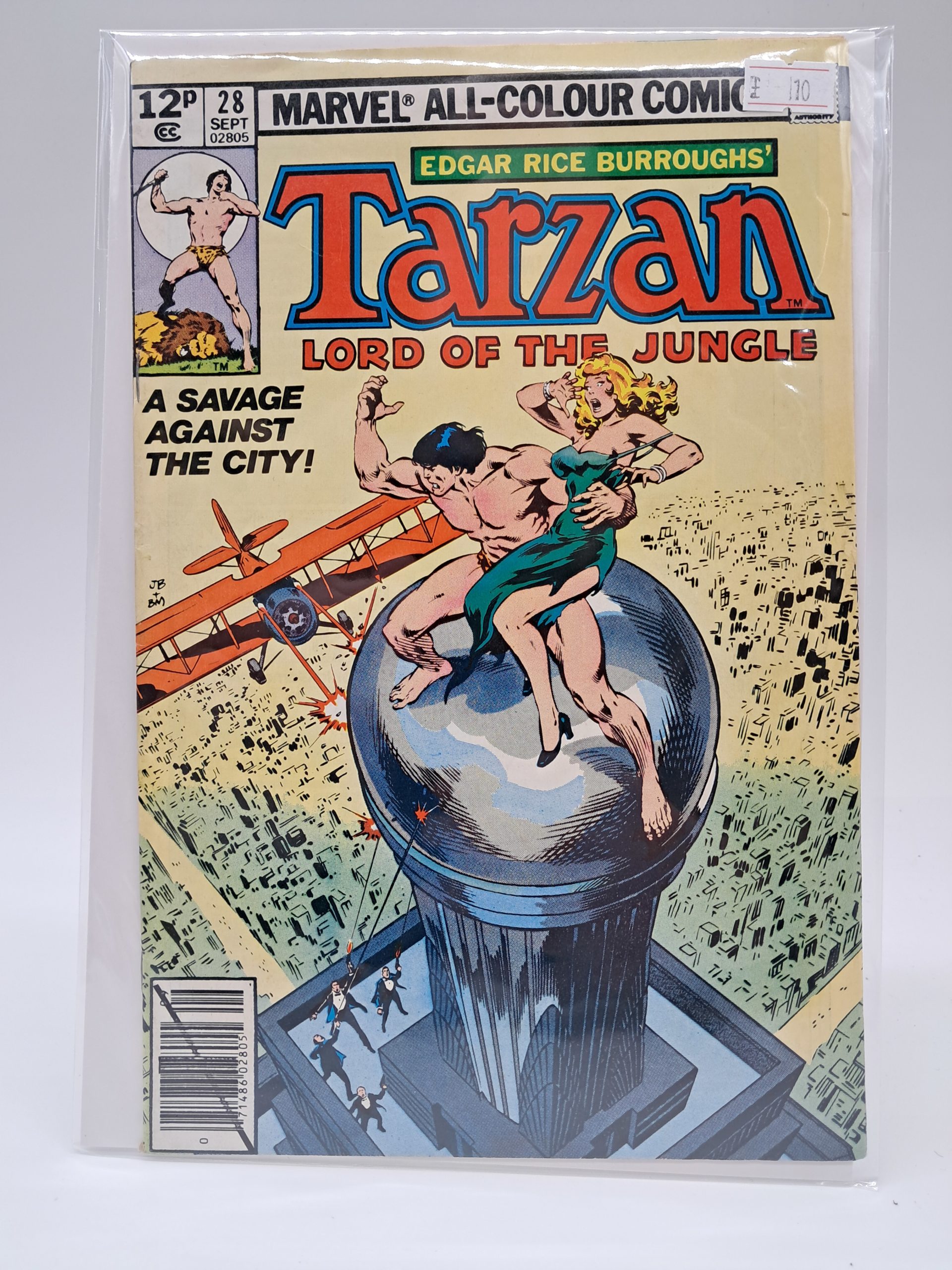 Tarzan Lord of the Jungle #28 (Marvel UK All-Colour Comics, Sept 1979) Bronze Age Comic