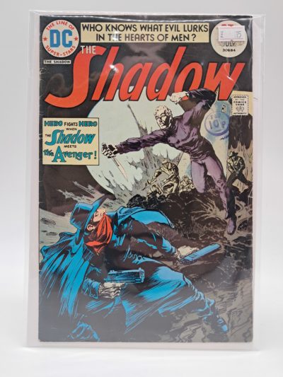 DC Comics – The Shadow #11 – July 1975 – Bronze Age Comic Book – The Shadow Meets The Avenger