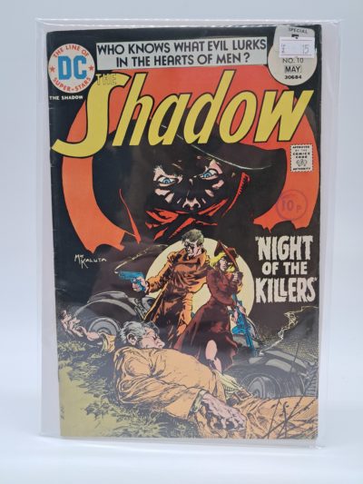 DC Comics – The Shadow #10 – May 1975 – Bronze Age Comic Book – Special 52-Page Issue – "Night of the Killers"