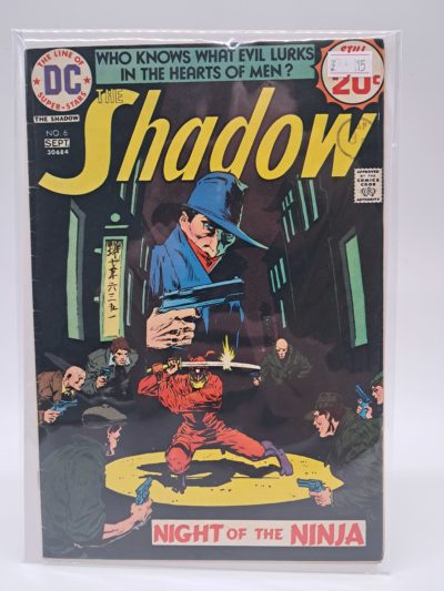 DC Comics – The Shadow #6 – September 1974 – Bronze Age Comic Book – "Night of the Ninja"