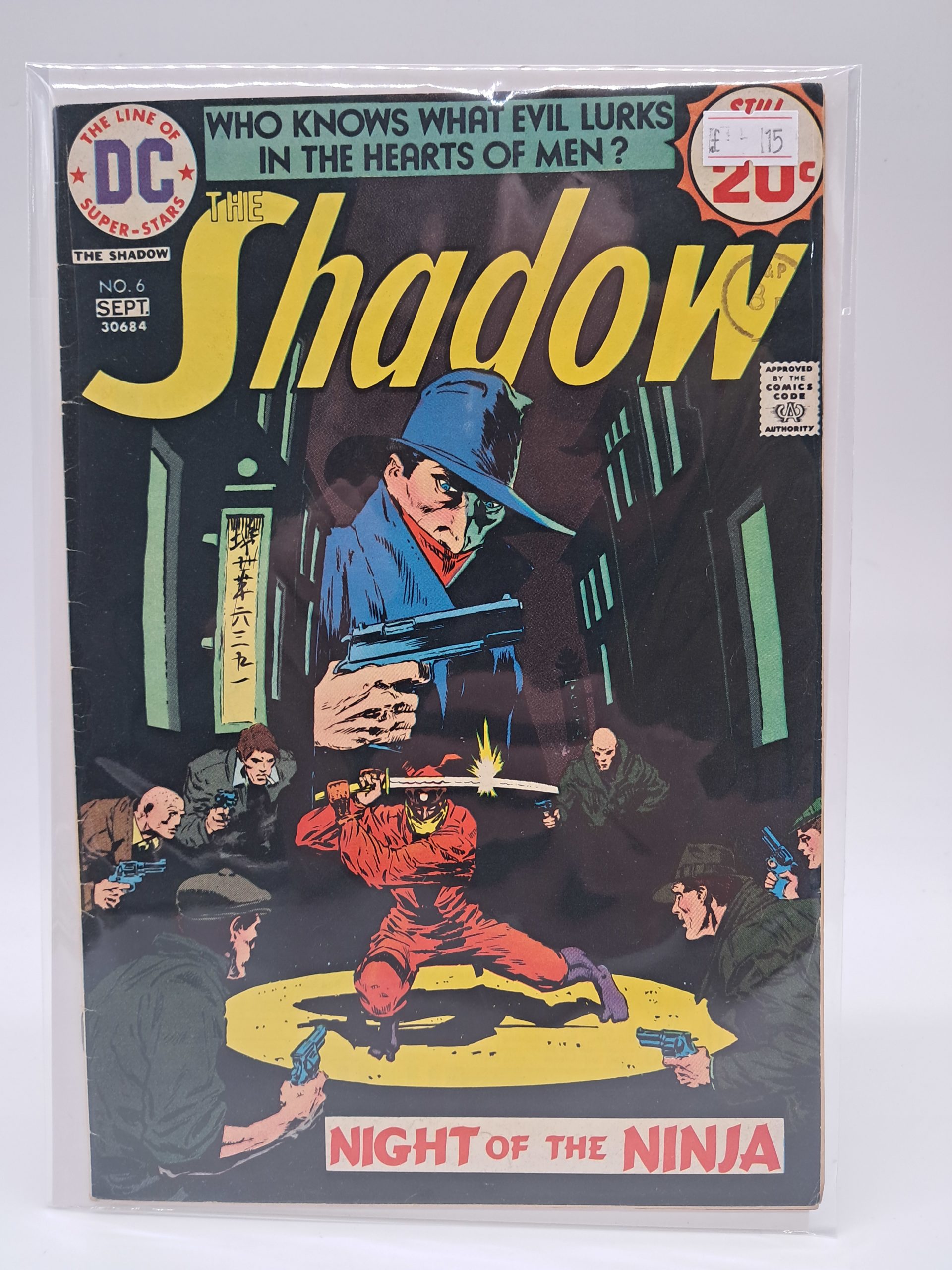 DC Comics – The Shadow #6 – September 1974 – Bronze Age Comic Book – "Night of the Ninja"