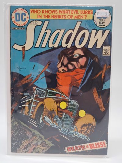DC Comics – The Shadow #4 – May 1974 – Bronze Age Comic Book – "Death Is Bliss!"