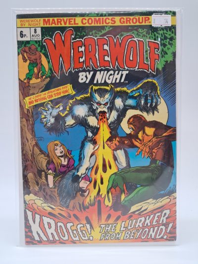 Marvel Comics Group Werewolf by Night #8 (August 1973) UK Price Variant Comic