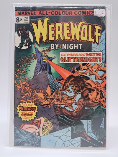 Marvel All-Colour Comics Werewolf by Night #28 (April 1975) UK Price Variant Comic