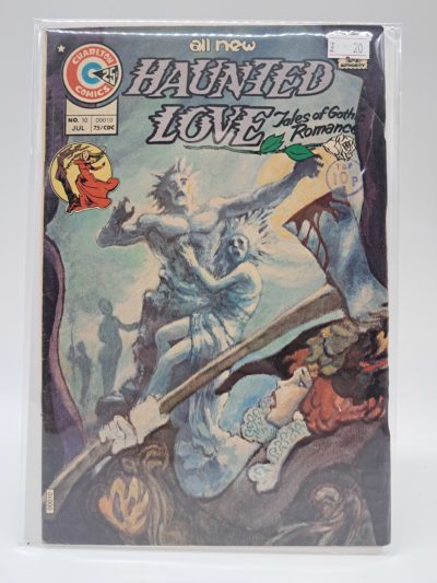 Haunted Love #10 (July 1975) Charlton Comics Horror Romance Comic – Bronze Age
